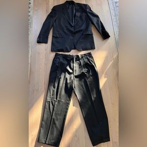 Jos. A Bank Gray pinstripe suit - jacket 46L, pants 41L